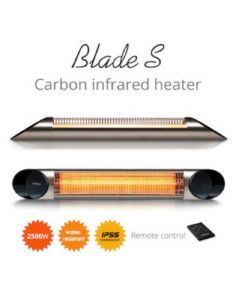 Stand cu Incalzitor Veito Blade S 2,5kW, Electric, Infrarosu, Interior-Exterior, fibra Carbon, Aluminiu, Argintiu