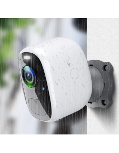 Camera inteligenta Qsmart Go, Acumulatori 4000mAh, Full HD 2MP 30fps, Wireless, iOS si Android, Waterproof IP66, IR 6 Led