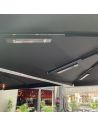 Incalzitor terasa cu Stand Veito AERO S 2,5kW, Electric, nfrarosu, Terasa, Interior-Exterior, fibra Carbon, Aluminiu