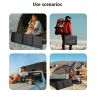 Panou Solar portabil Qfold 60W, Monocrisalin, port DC, USB si USB-C, Water an Weather proof, material PET, Laminat ETFE