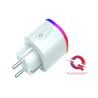 Priza inteligenta Qsmart 16A 3840W, Wi-fi, Alexa si Google Home, iOS/ Android, Control vocal, Ambient LED