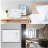 Smart wireless thermostat Q8000L, Smart temperature monitoring, iOS/ Android application, Led screen, Touch controls, White