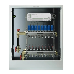 Central unit Q20, Controller for underfloor heating and radiators through distributor, 8 zones